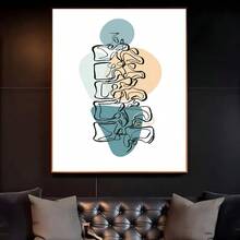 1 pièce Affiche murale de peinture d'art d'anatomie médicale abstraite, décoration de maison, salon, chambre à coucher, bar, cadeau optionnel avec cadre - Multicolore - Voir 33