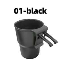 1pc/2pcs Beige/Black/Brown/Random Color Car Trash Bin, Car Air Vent Cup Holder & Trash Can, Suitable For Sedan, Pickup, SUV, RV And Other Car Air Vent, Cup Holder Locations