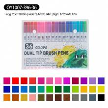 Set de plumones de acuarela con puntas duales, marcadores de punta suave y lavables, ideales para DIY, dibujos, bocetos, colorear para adultos, pintura artística e ilustración, con colores ricos y vibrantes, regalo perfecto para amigos, útiles escolares, de vuelta a clases