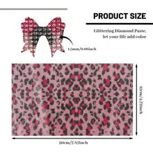 12000pcs Leopard Pattern Crystal Rhinestone Diamond Sparkly Self-Adhesive Crystal 2mm DIY Christmas Decorative Sticker Craft (Animal Pattern)