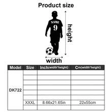 1pc Custom Name Soccer Player Wall Decal, Personalized Boy Name, Football Wall Stickers, Custom Boy Name Soccer Player, Personalized Soccer Decal-Ornaments,Home Decor,Wall Decor,Room Decor,Living Room Decor,Bedroom Decor,Bathroom Decor,Kitchen Decor,House Decor,Personalised Gifts,Graphic Print - Multicolor - View 49