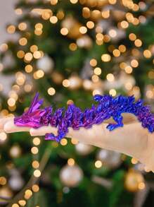 Décoration de Noël, Jouet dragon multicolore articulé, corps entier, flexible, imprimé en 3D. Ornement de salon, cadeau de surprise décompression