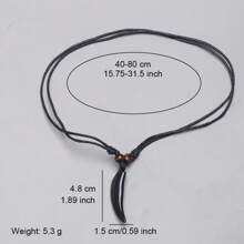 3pcs Adjustable Acrylic Faux Tooth Pendant Necklaces, Unisex Casual Vintage Fashion Accessory Suitable For Holiday, Travel, Leisure, Versatile Charm Necklace