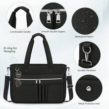 NEWHEY Teacher Tote Bag For Women 15.6 Inch Laptop Briefcase With Clutch Bag, Nurse Bags Professional Work Handbag For Office College Nursing, Large Utility Tote Messenger Shoulder Bag, Best Teacher Day Gift For Women - Multicolor - View 7