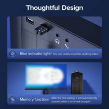 Llano USB 5.1(5.0 Upgrade) Adapter Wireless Receiver Dongle Transmitter For Headphone Keyboard