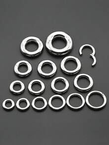 1 Piece Large Guage Septum Piercing Nose Rings 12G/2mm To 00G/10mm 316L Stainless Steel Hinged Clicker Septum Rings Seamless Nose Ring Hoop Ear Piercing Earlobe Piercing Circle Earring Helix Earweight For Women Men Female Piercing Body Jewelry