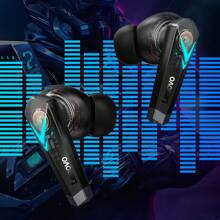 Lenovo LP6 Gaming Ohrstöpsel | Tiefe Bass-Immersion | Verzögerungsfreie Gruppen-Chat | Sofortiger Umschalten zwischen zwei Geräten | Klare Face-to-Face Anrufe | Plattformübergreifend für Android/iOS | 50 Stunden Dauerbetrieb
