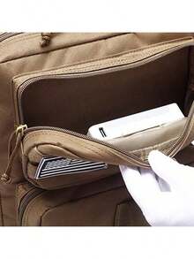 一体式旅行包男士精加工背包，Y 型腰带牛津旅行背包简约风格徒步旅行背包