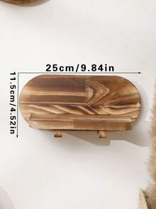 1pc/2pcs/3pcs Geometric Shaped Wall Mounted Storage Rack, Wooden Floating Shelf, Rustic Style Wooden Wall Hanging Storage Rack, Bedroom Kitchen Wall Mounted Wooden Display Rack, Bathroom Wall Mounted Shelf, Small Wall Hanging Farmhouse Decor, Spring Home Decor, Perfect Mother's Day Gift - Multicolor - View 8