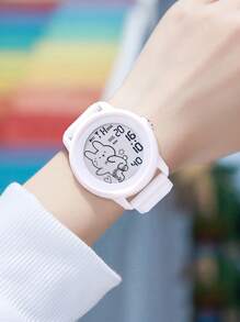 POMAR 2025 New Student Sports Fashion Simple Night Light Waterproof Alarm Clock Student Electronic Men's And Women's Watch