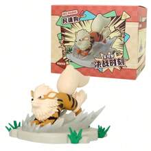 6 Styles Genuine  Toys Showdown Moment Series Anime Figure Charizard Blastoise Venusaur Arcanine Lapras Dragonite Cartoon Model Dolls Collection Toys Gifts