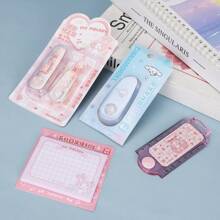 Sanrio Set de 3 reglas de espejo, con diseños de Melody, Big-Eed Dog y Kuromi de Sanrio, reglas escolares nuevas y lindas de dibujos animados, marcadores de libros, suministros de papelería, materiales educativos y herramientas de dibujo para estudiantes y fiesta de animales de la selva