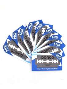 1pc Stainless Steel Men's Manual Thumb Shaving Razor With Razor Stand, New Model Shaver Kit With Double-Edged Folding Razor Blade For Shaving, Trimming