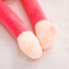 قطعة واحدة دمية قرد قطيفة مخصصة جميلة، دمية قرد متعددة الوظائف، دمية قرد طويلة الذراع ناعمة ممتلئة، وسادة على شكل قرد، ديكور ستائر، هدية عيد ميلاد، خيارات الألوان: الوردي، الأصفر، الأزرق، الأحمر، البني