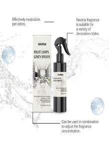 Fragrant Linen Spray - Home Fragrance Mist, Lightweight Air Freshener, Designed To Quickly Refresh Indoor Air Quality. It Can Quickly Release Fresh Fragrance. Suitable For Curtains/Sofas/Carpets. Neutralizes Deep-Seated Odors On Fabrics. Provides Long-Lasting Fragrance Retention.
