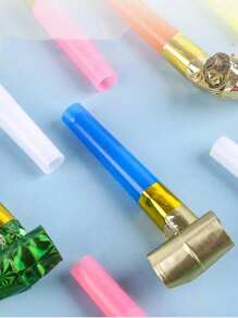 20/50pcs/5pcs Random Color Creative Party Favor Blowing Dragon Whistles, Birthday Party Cheering Horns Supplies
