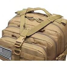 一体式旅行包男士精加工背包，Y 型腰带牛津旅行背包简约风格徒步旅行背包