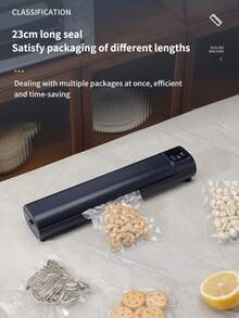 真空封口机，自动厨房食品保鲜封口机，便携式USB充电真空封口机，配备1500mAh电池 - 彩色 - 查看 10