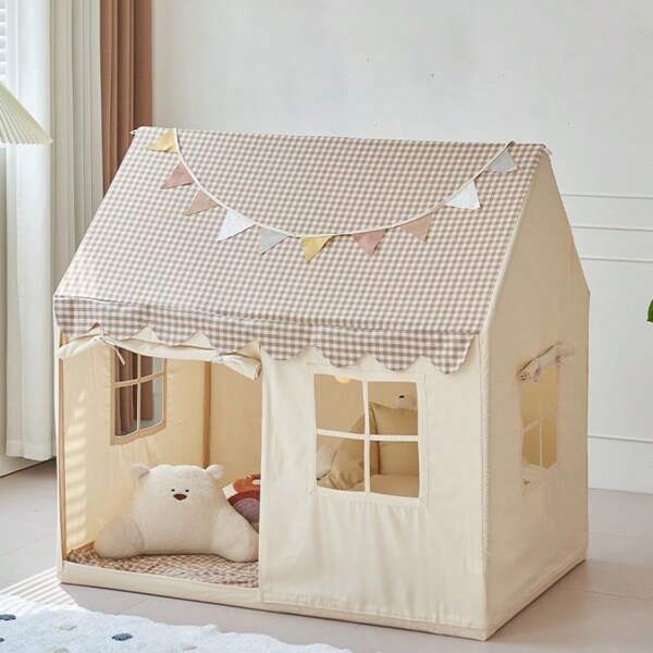 Gitterhaus, Zelt, luxuriöses Innenzelt Schlossform Spielzelt - geräumig, bunt und langanhaltend - perfektes Geschenk für Feiertage, Halloween und Weihnachten für den Heimgebrauch