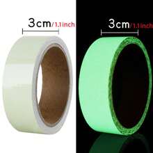 绿色荧光夜光胶带，自发光夜间发光胶带，楼梯、舞台、警示标记防滑装饰胶带 - 綠色 - 查看 8