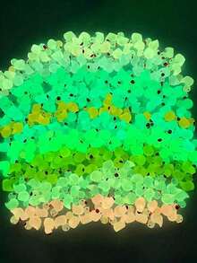 10/20/30/50/100Pcs Mini Glitter Ducks Colorful Little Resin Ducks, Luminous Mini Resin Ducks, Can Be Hidden Plastic Animal Figures, For Playhouse Miniature Playhouse Landscape Aquarium Decoration Best Gifts (Random Color) - Multicolor - View 2