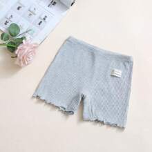 1 pieza/5 piezas Short de seguridad de verano para niñas, forro de entrepierna 100% de algodón delgado, pantalones cortos interiores anti-exposición para niñas, ropa interior para niñas