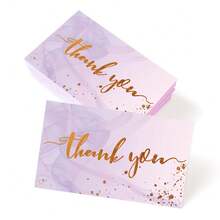 50pcs Business Thank You Cards - Perfect For Gifts, Parties, Weddings And Any Occasion, Business Appreciation Notes For Online Retail, Small Business, Customer Pack Inserts - Multicolor - View 1
