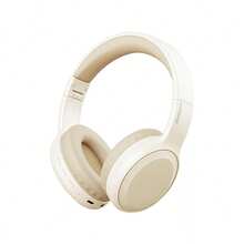 Lenovo Auriculares inalámbricos ultra suaves TH30 | Reproducción de 40 horas y diseño ultraligero | Compatibilidad multiplataforma | Audio espacial envolvente | Comodidad todo el día para trabajo y juegos - Beis - Ver 1