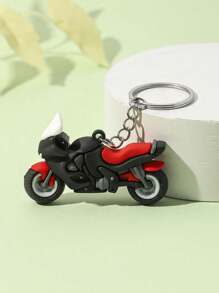 1 Pc Creative Motorcycle Shaped Keychain, Miniature Motorbike Key Chain, Motorcycle Lover Souvenir Gift