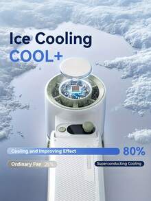 高速便携式蒸发冷却风扇，199 种可调速度，USB 充电（6000mAh），涡轮风扇，数字显示，安静而强大，固定式，适合室内外使用，多色可选，冷却，半导体，固定式，手持式，可折叠，数字显示，无刷电机，涡轮增压，延长运行时间，安静，199 级
