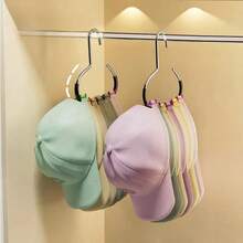 Tendedero de plástico con 12 pinzas - Organizador de lavandería multiusos a prueba de viento con pinzas ergonómicas para ropa interior, calcetines, prendas delicadas - Solución de almacenamiento resistente para uso en dormitorio y hogar, accesorios de lavandería, diseño multifuncional, construcción robusta, pinzas para la ropa - Azul Rosa - Ver 2