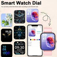 LOMAXFR Smart Watch, Custom Wallpaper, Multiple Sports Modes, Sports Tracking, Wireless Calling/Dialing, SMS Reminder, Call Reminder And Rejection, Weather Forecast, Unisex, Suitable For IOS/Android, Holiday Gift, Birthday Gift.
