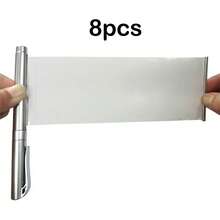 1pc Reusable Fountain Pen With Retractable Cheat Sheet, Plastic Material, Versatile Writing Tool For Exams And Notes Back To School