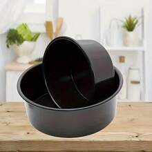 4 Sizes, 4 Inches, 6 Inches, 8 Inches, 10 Inches, Non-Stick Cake Mold, Cake Baking Tray, Baking Tray, Essential Kitchen Baking Tools, Professional Baking Mold, Suitable For Weddings And Celebrations, Durable Anodized Baking Utensils, Suitable For Home And Professional Bakers