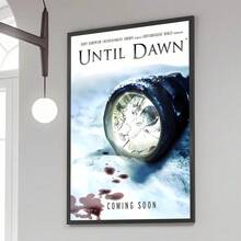 1 幅《直到黎明》海报电影帆布画复古房间酒吧咖啡厅美学艺术墙画帆布画房屋房间墙壁装饰可选画框 - 彩色 - 查看 68