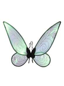 1PC/3pcs Fairy Wings For Adults,Butterfly Wings,Angel Wings,Fairy Costume For Women Halloween Dress Up Party Favor,Festival Costume Props(The Stripes On The Wings Are Random In Color)