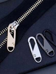 4pcs/Set Zipper Repair Patch Kit - Quickly Repair Damaged Zippers On Suitcases, Bags, Etc - Multicolor - View 2