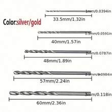 100件套优质钛涂层钻头套装 - 高速钢材质，适用于木材/金属/塑料 | DIY项目和专业家居装修必备电动工具配件套装 - 彩色 - 查看 7