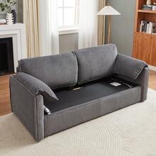 79.13-Inch Sleeper Sofa Bed Comfy Pull Out Futon Couch Bed  Modern  Recliner Sofa Multi-Functional  For Living Room-8839 - Multicolor - View 7