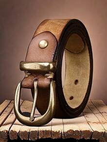 1 条复古做旧真皮腰带，100% 牛皮纯皮休闲正装腰带，父亲节、独立日、劳动节、圣帕特里克节、中国新年等多种节日的礼物 - 彩色 - 查看 20