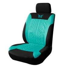 1pc Car Hot Stamping Butterfly Fabric Indentation Press Car Seat Cover All Season Universal Seat Cover
