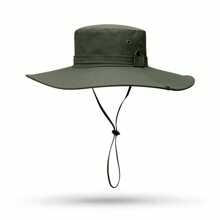 1pc Spring/Summer Extra Wide Brim Sun Hat, Outdoor Fishing Cap For Men, Hiking Sun Protection Hat