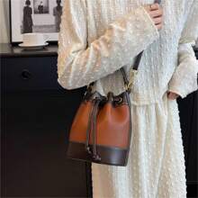 Retro Commuter Leisure Drawstring Bag Female 2025 New Fashion Lily Bag High-End Single Shoulder Bag Lily Perfectly Matches Your Style Of Dress, Shows Your Beauty, And Sends The Best Holiday Birthday Gift For Yourself And Your Family. - 棕色 - 查看 2
