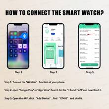 GUHUAVMI 2025 New Smart Watch Compatible With Galaxy Watch 7, Wireless Calling/Dial, 1.43inch AMOLED Full Screen Touch, AI Voice, Info Push, NFC Access Control, SOS Call Smartwatch, ECG/Heart Rate/Sleep Monitoring, Fitness Tracker, Health Smartwatch For Men Women, Compatible With Android IOS