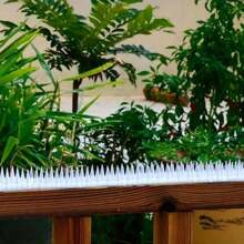 1/2/4/8pcs/Pack Anti-Cat Spike, Spiked Design, Cat Deterrent, Non-Slip Base, Anti-Cat Spikes Mat, Anti-Squirrel Spikes Mat, Anti-Bird Mat