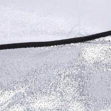 1 pieza Cubierta protectora de aluminio para el volante del coche de verano, anticalórica, plegable, de aislamiento térmico y anticoptaminación