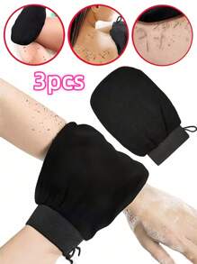 This 3 Piecesdeep Exfoliating Glove Set Is Smooth And Brightening. It Is A Gentle Yet Effective Exfoliating Handbag For Body Scrubs And Showers To Clean Dry Dead Skin. It Is A Korean Exfoliating Glove That Clearly Removes Dead Skin And Is Perfect For Self-Tanning Or Keratinization Of Hair. Made Of 100% Viscose Fiber, It Is Easy To Store And Simple To Use.