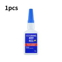 1/2pcs 401 Super Glue, All-Purpose Waterproof High Temperature Resistant Adhesive, Suitable For Bonding Metal, Plastic, Ceramic, Rubber, Wood, Acrylic, Billiard Balls, Hair Accessories, Jewelry, Shoe Repair