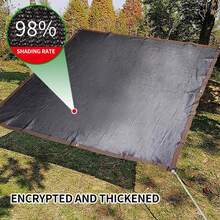 1pc Sunshade Cloth, 90% Sun Blocking Shade Net, Suitable For Garden, Patio, Plants, Greenhouse, Outdoor Gazebo, Lawn, Party, Picnic, Pool, Dog House, Easy To Hang Up. Applicable For Thanksgiving, Easter, Women's Day, Halloween And Other Holiday Gatherings - Black - View 4