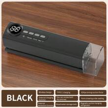 1 pezzo Macchina per sottovuoto senza fili, macchina per confezionamento alimentare domestica, macchina per sottovuoto automatica, accessori per la cucina, mobili per la cucina, macchina per la sigillatura sottovuoto per mantenere la freschezza, adatta per il sottovuoto domestico, incapsulamento di cibo per campeggio, uso domestico interno, campeggio esterno, riutilizzabile, a risparmio energetico